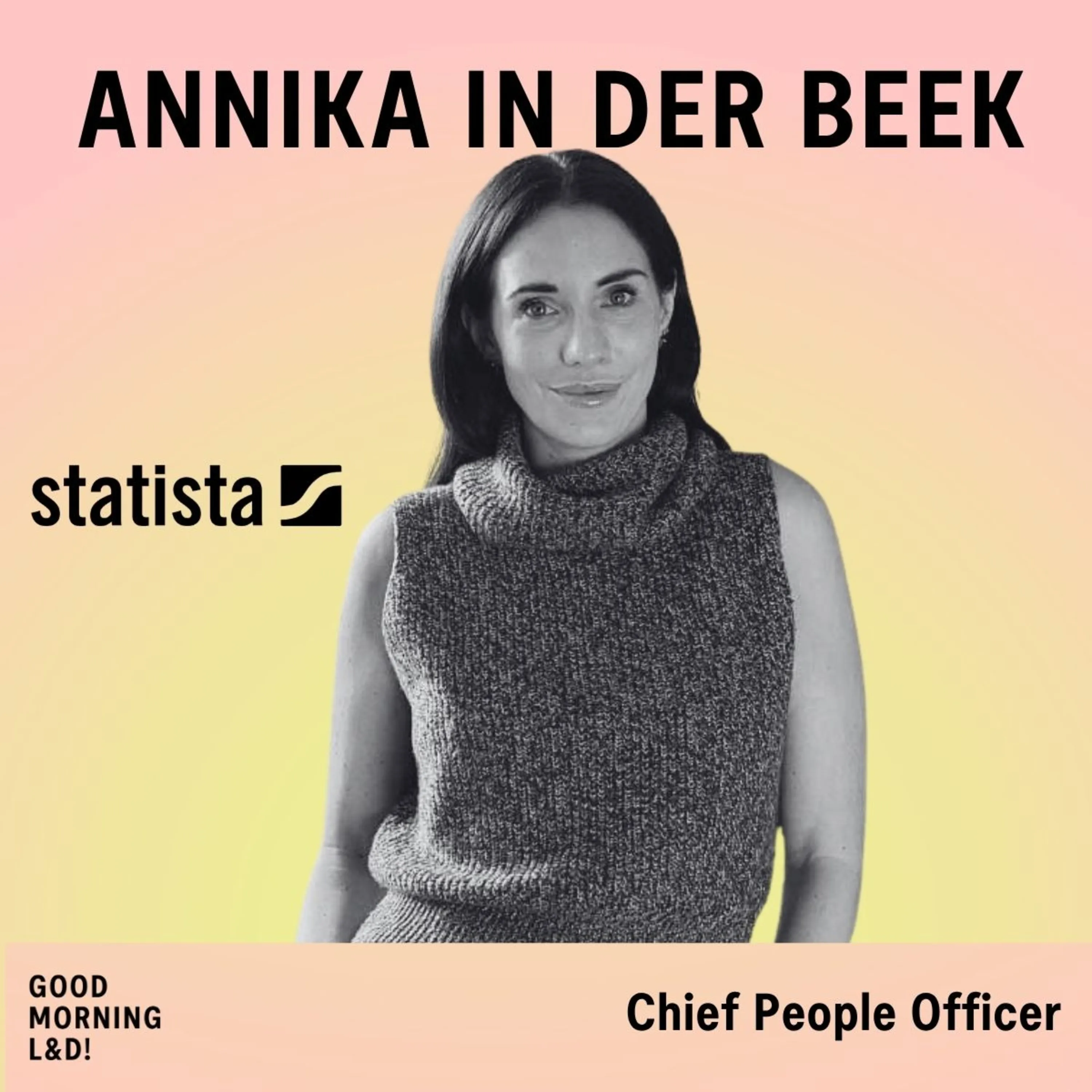 Cover: Vor der Welle Learnings aus der KI-Transformation bei Statista mit Annika in der Beek